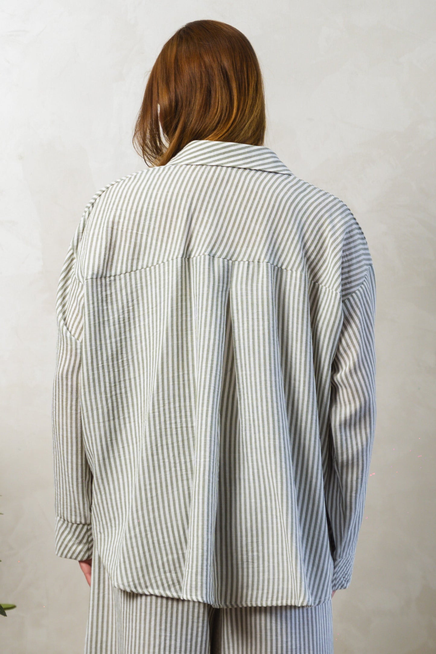 Olive Stripe Shirt