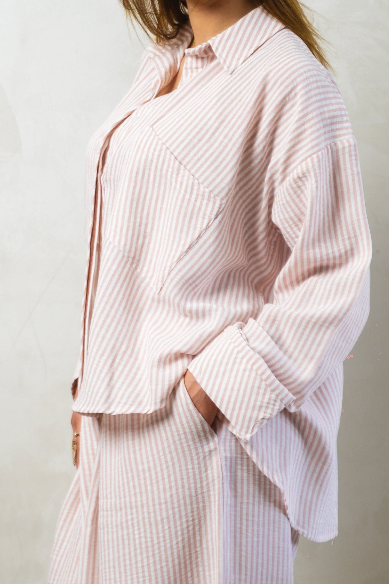 Pink Stripe Shirt