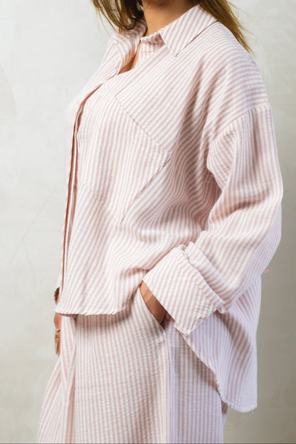 Pink Stripe Shirt