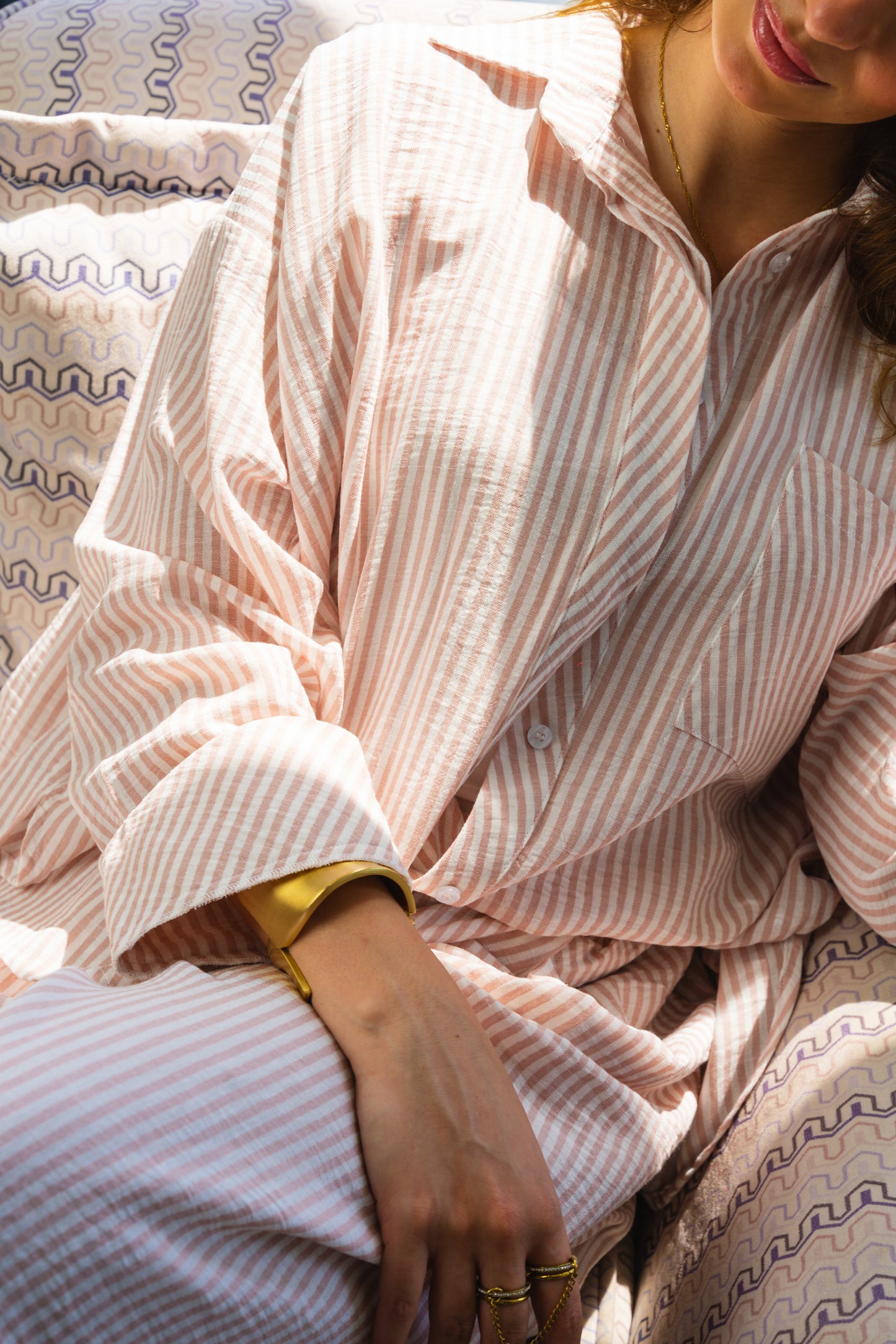 Pink Stripe Set