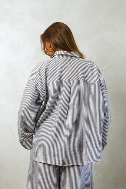 Grey Stripe Shirt